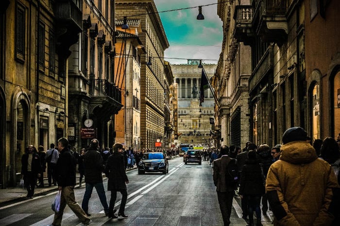 Торговые улицы Рима