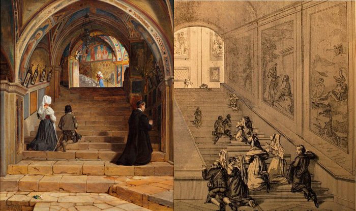 Святая лестница в Риме: упоминания в истории