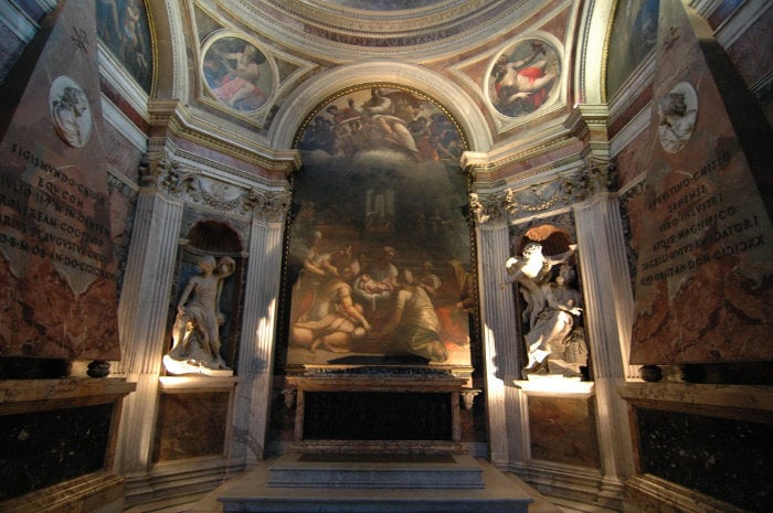 Церковь Санта Мария дель Пополо: капелла Киджи