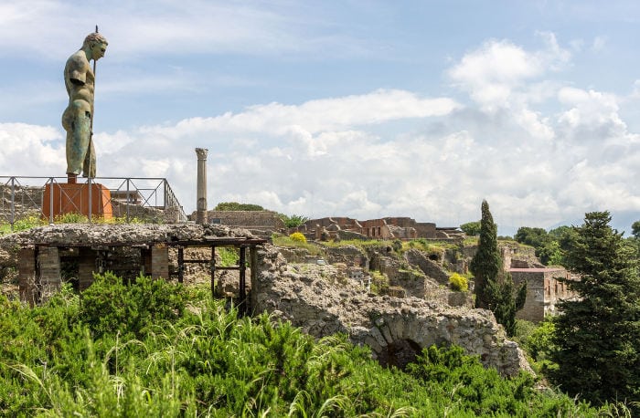 История древнего города Помпеи