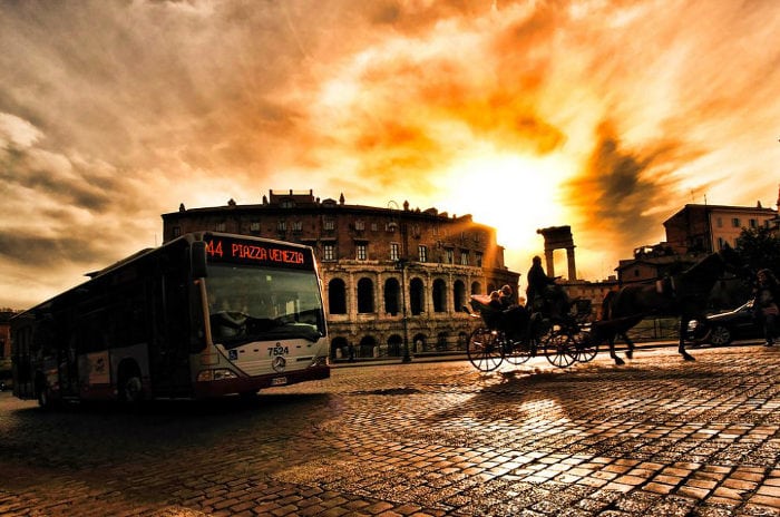 Автобусы в Риме: ночные рейсы