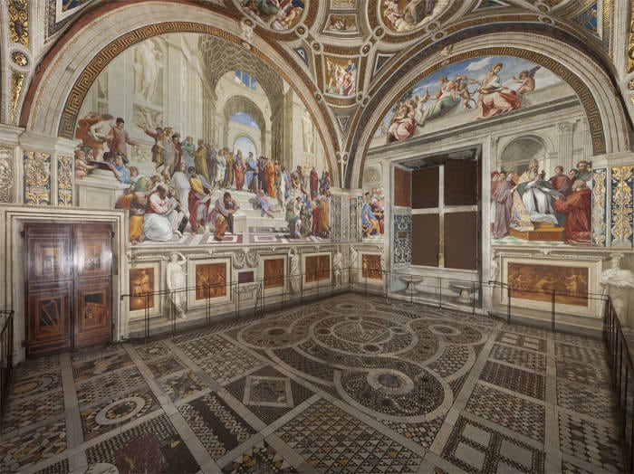 Галерея Ватикана: зал Рафаэля