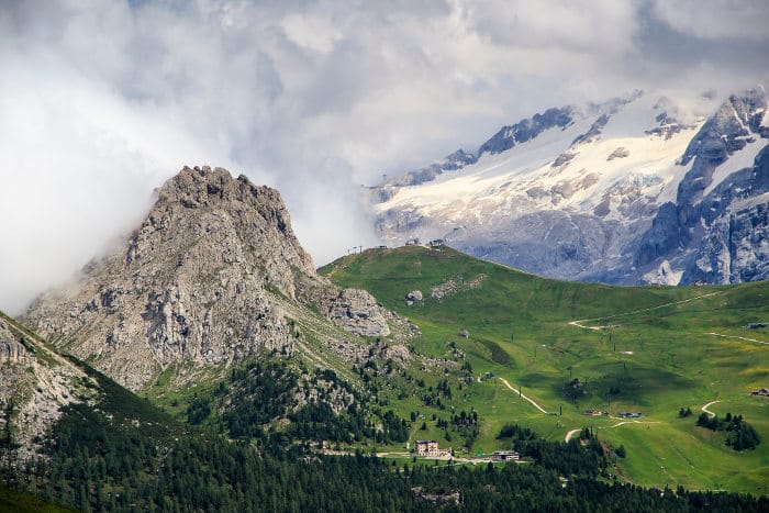 Горы в Италии: Marmolada