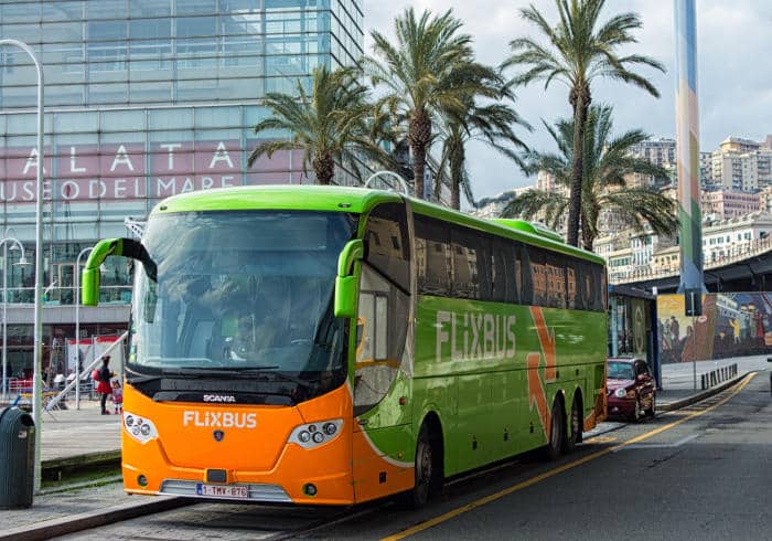Автобусы компании FlixBus