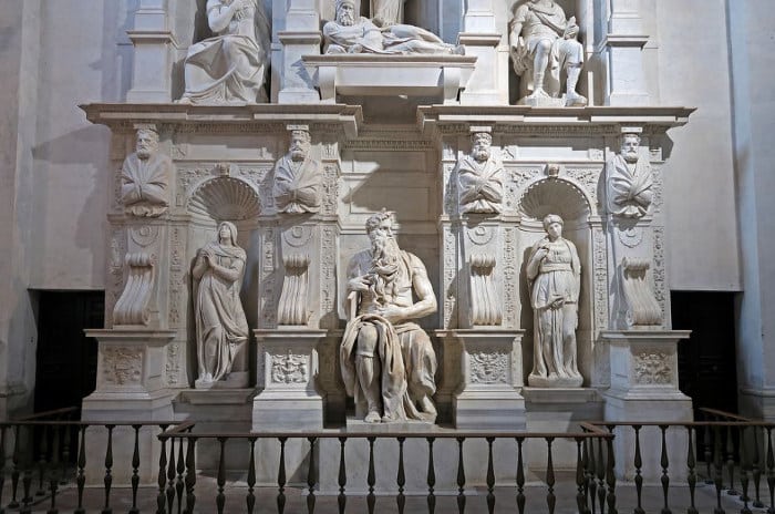 Работы Микеланджело в Риме, доступные бесплатно