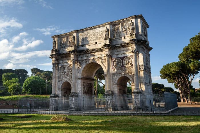 Маршрут в Риме по триумфальным аркам