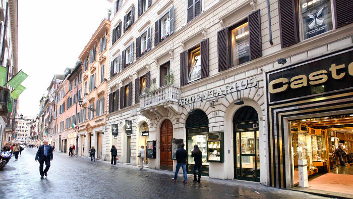 Зимний Рим: походы по торговым центрам и магазинам