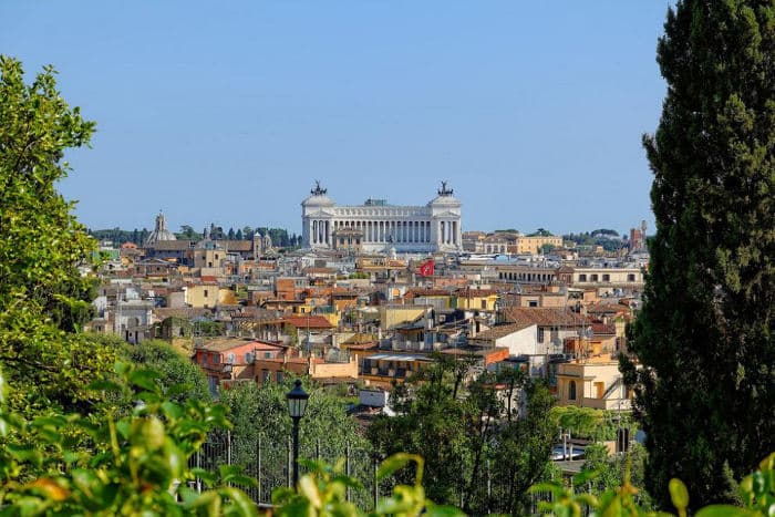 Обзорная экскурсия по Риму: вид на Рим
