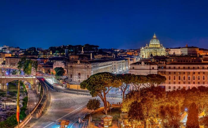 Ночные достопримечательности Рима: фото с названиями